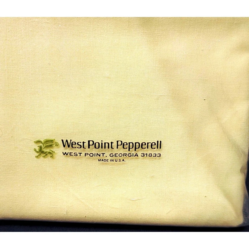West Point Pepperell Permanent Press Percale Irregulars Standard Pillowcases NEW